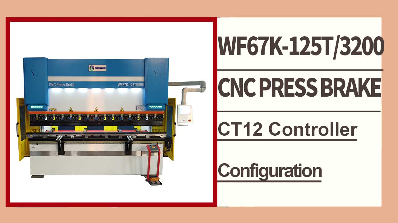 توصي RONGWIN بفرامل الضغط CNC الكهربائية الهيدروليكية WF67K-E 125T/3200 عالية الدقة وموفرة للطاقة
    